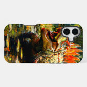 Dinosaurus telefoonhoesje iPhone hoesje (Achterkant horizontaal)