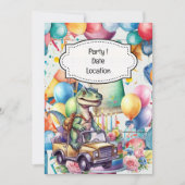 Dinosaurus terug naar school thema voor Student  Kaart (Voorkant)