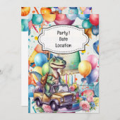 Dinosaurus terug naar school thema voor Student Kaart (Voorkant / Achterkant)