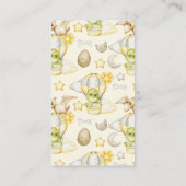 Dinosaurus Thema Baby Luierloterij Informatiekaartje (Achterkant)