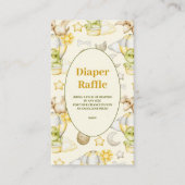 Dinosaurus Thema Baby Luierloterij Informatiekaartje (Voorkant)