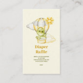 Dinosaurus Thema Baby Luierloterij Informatiekaartje (Voorkant)