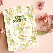 Dinosaurus thema Baby shower Kaart