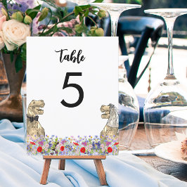 Dinosaurus thema bruiloft