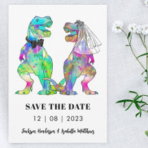 Dinosaurus Thema Bruiloft