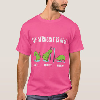 Dinosaurus-thema Cadeaus Gym Liefhebber Cadeau Bew T-shirt