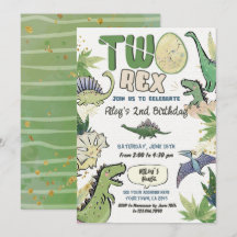 Dinosaurus thema feest 2e verjaardag