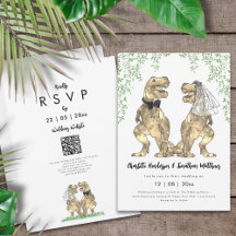 Dinosaurus thema Trouw QR Code