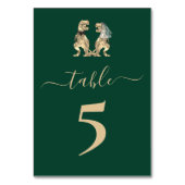 Dinosaurus thema Trouwen Groen Kaart (Achterkant)