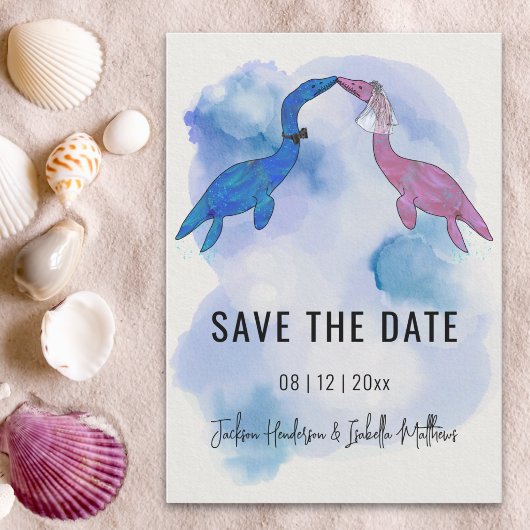 Dinosaurus Thema Trouwkaart Save The Date
