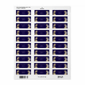 Dinosaurus Thematisch Trouwadres Etiket (Full Sheet)