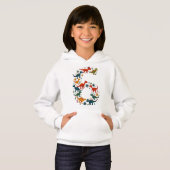 Dinosaurus-Themd Kinderen Hoodie - Leuk en Gezelli (Voorkant volledig)