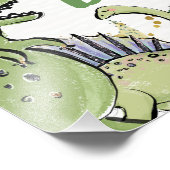 Dinosaurus Theme Party Welkomstbord Foto Afdruk (Hoek)