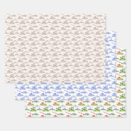 Dinosaurus toile inpakpapier vel
