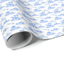 Dinosaurus toile (Periwinkle blauw)