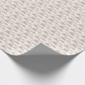 Dinosaurus toile (Taan) Cadeaupapier (Hoek)