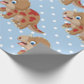 Dinosaurus Triceratops Boy Cadeaupapier (Hoek)