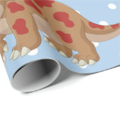 Dinosaurus Triceratops Boy Cadeaupapier (Rol Hoek)