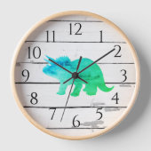 Dinosaurus Triceratops Decor Rustiek Schip (Voorkant)