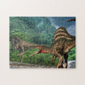 Dinosaurus Tyrannosaurus Spinosaurus Legpuzzel (Horizontaal)