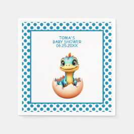 Dinosaurus uit ei 2 servet