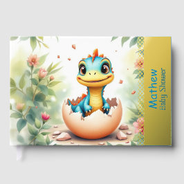 Dinosaurus uit het Ei Baby Shower Gastenboek