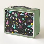 Dinosaurus Unicorns en meer metalen doos (Achterkant)