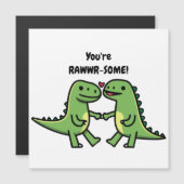 Dinosaurus valentijnen (Voorkant / Achterkant)