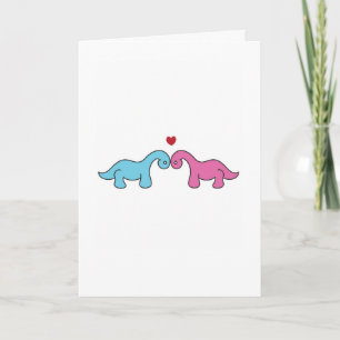 Dinosaurus Valentijnsdag Kaart