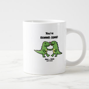 Dinosaurus Valentijnse  Grote Koffiekop