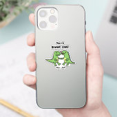 Dinosaurus Valentijnse  Sticker (Telefoon)
