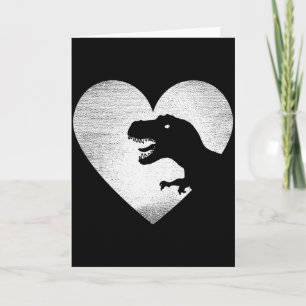 Dinosaurus Valentijnskaarten Trex Liefde Dinosauru Kaart