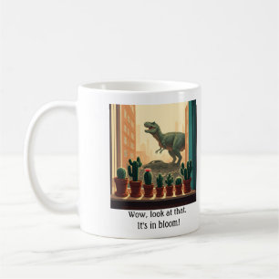 Dinosaurus vensterbank cactus mok