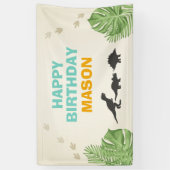 Dinosaurus Verjaardag Banner Dino Party (Verticaal)