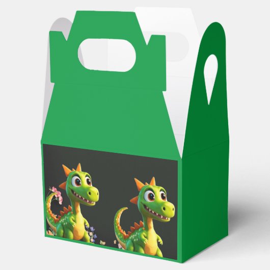 Dinosaurus verjaardag bedankdoosjes (Geopend)