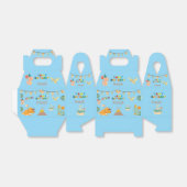 Dinosaurus Verjaardag Boxe – Aangepaste naam Bedankdoosjes (Uitgevouwen)