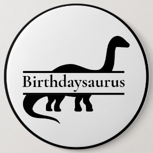 Dinosaurus Verjaardag Button