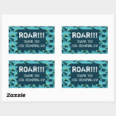 Dinosaurus Verjaardag Dank u Stickers (Vel)