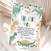 Dinosaurus Verjaardag Drie Rex Dank je Jongen Dino Kaart