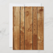 Dinosaurus verjaardag foto uitnodiging voor meisje (Achterkant)