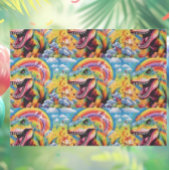 Dinosaurus verjaardag kleurrijke schattig tissuepapier