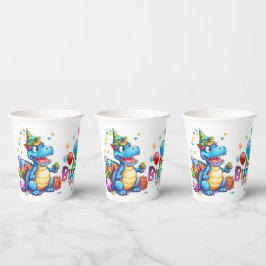 Dinosaurus Verjaardag Papieren Bekers