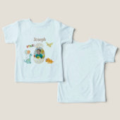 Dinosaurus Verjaardag Peuter Outfit - Aangepaste n (Ontwerp Voorkant & Achterkant)