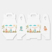 Dinosaurus verjaardag Rex verjaardag Bedankdoosjes (Ongevouwen)