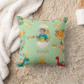Dinosaurus Verjaardag Sierkussen – Naam & Foto (Deken)