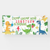 DINOSAURUS VERJAARDAG SPANDOEK (Horizontaal)