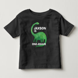 Dinosaurus Verjaardag T-Shirt - Elke Leeftijd - Na