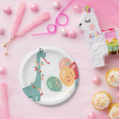 Dinosaurus Verjaardag Thema Papier Borden DINO1 Papieren Bordje (Feest)