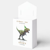 Dinosaurus Verjaardag Uitnodiging, Drie Rex Verjaa Bedankdoosjes (Geopend)