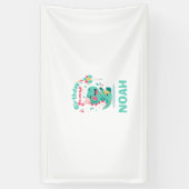 Dinosaurus Verjaardagsbanner | Feest voor Jongens Spandoek (Verticaal)